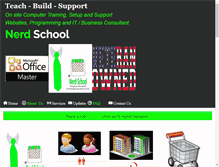 Tablet Screenshot of nerdschool.com